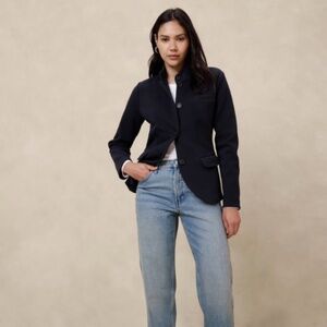 Banana Republic Classic Knit Pique Blazer